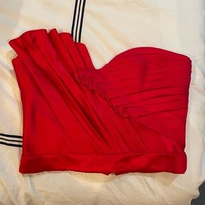 Fler Etal red statement crop top. Never worn size 4. Gorgeous!!!!!